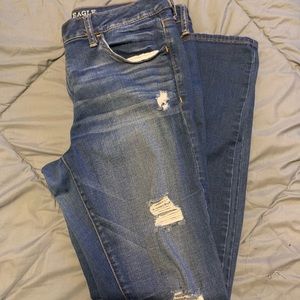 American Eagle ripped jeans